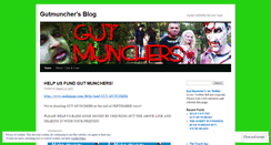 Desktop Screenshot of gutmunchers.wordpress.com