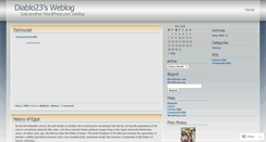 Desktop Screenshot of diablo23.wordpress.com