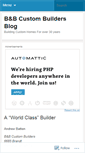 Mobile Screenshot of bbcustombuilders.wordpress.com