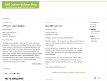 Tablet Screenshot of bbcustombuilders.wordpress.com
