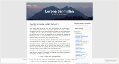 Desktop Screenshot of lorenasanmillan.wordpress.com