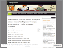 Tablet Screenshot of lamignonne.wordpress.com