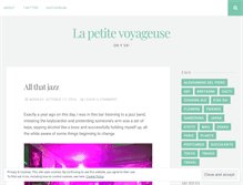 Tablet Screenshot of petitevoyageuse.wordpress.com