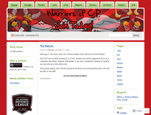 Tablet Screenshot of cpwarriorscp.wordpress.com