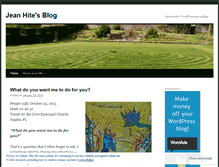 Tablet Screenshot of jeanhite.wordpress.com