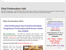 Tablet Screenshot of obatperlemakanhatitradisionalherbalalamisite.wordpress.com