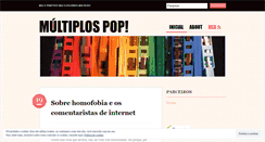Desktop Screenshot of multiplospop.wordpress.com