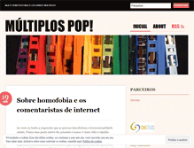 Tablet Screenshot of multiplospop.wordpress.com