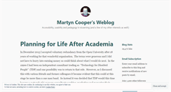 Desktop Screenshot of martyncooper.wordpress.com