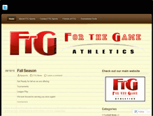 Tablet Screenshot of ftgsports.wordpress.com