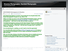 Tablet Screenshot of houstonphotographer.wordpress.com
