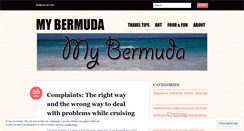 Desktop Screenshot of mybermuda.wordpress.com