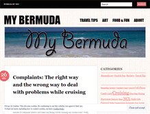 Tablet Screenshot of mybermuda.wordpress.com