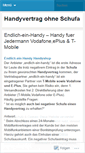 Mobile Screenshot of handyohneschufa.wordpress.com