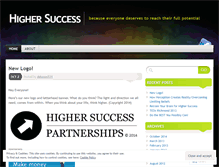 Tablet Screenshot of highersuccess.wordpress.com