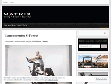 Tablet Screenshot of matrixconnection.wordpress.com