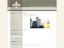 Tablet Screenshot of mattandmelissa.wordpress.com