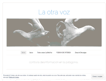 Tablet Screenshot of laotravoz.wordpress.com