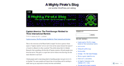 Desktop Screenshot of amightypirate.wordpress.com