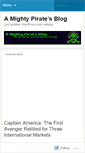Mobile Screenshot of amightypirate.wordpress.com