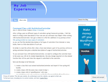 Tablet Screenshot of jobexperiences.wordpress.com