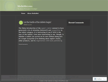 Tablet Screenshot of mediamoi.wordpress.com