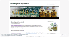 Desktop Screenshot of obatmujarabhepatitisb1.wordpress.com