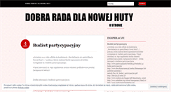 Desktop Screenshot of dobraradahuty.wordpress.com