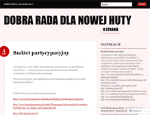 Tablet Screenshot of dobraradahuty.wordpress.com