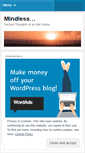 Mobile Screenshot of mindlessfodder.wordpress.com