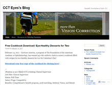 Tablet Screenshot of ccteyes.wordpress.com