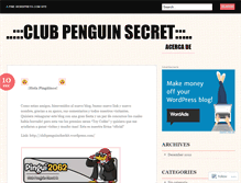 Tablet Screenshot of clubpenguinsecretpingui.wordpress.com