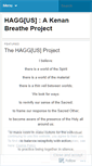 Mobile Screenshot of haggusproject.wordpress.com
