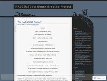 Tablet Screenshot of haggusproject.wordpress.com