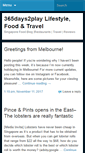 Mobile Screenshot of 365days2play.wordpress.com