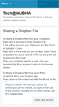 Mobile Screenshot of mjbhatech.wordpress.com