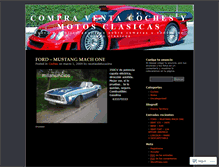 Tablet Screenshot of cochesmotosclasicas.wordpress.com