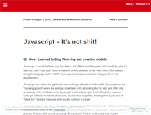 Tablet Screenshot of mikeyhogarth.wordpress.com