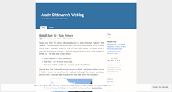 Desktop Screenshot of dittmann.wordpress.com