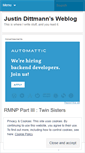 Mobile Screenshot of dittmann.wordpress.com