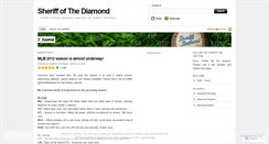 Desktop Screenshot of diamondsheriff.wordpress.com