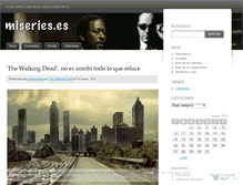 Tablet Screenshot of miseriestv.wordpress.com