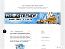 Tablet Screenshot of forextrendytrendscanner.wordpress.com