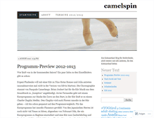 Tablet Screenshot of camelspin.wordpress.com