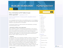 Tablet Screenshot of compupartesperu.wordpress.com