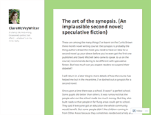 Tablet Screenshot of claremcveywriter.wordpress.com