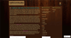 Desktop Screenshot of bathroom4suites.wordpress.com