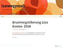 Tablet Screenshot of izaweqymab.wordpress.com
