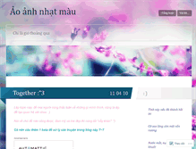 Tablet Screenshot of aoanhnhatmau.wordpress.com