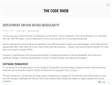 Tablet Screenshot of codesnob.wordpress.com